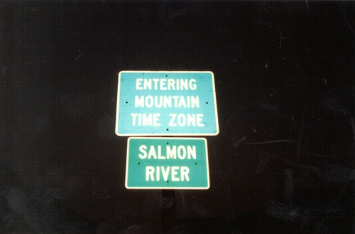 US-95 North - Mountain Time Zone/Salmon River