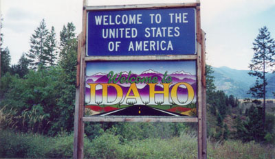 ID-1 South - Welcome To USA and Idaho