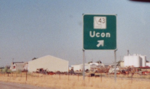 US-20 East at Exit 315 - ID-43/Ucon