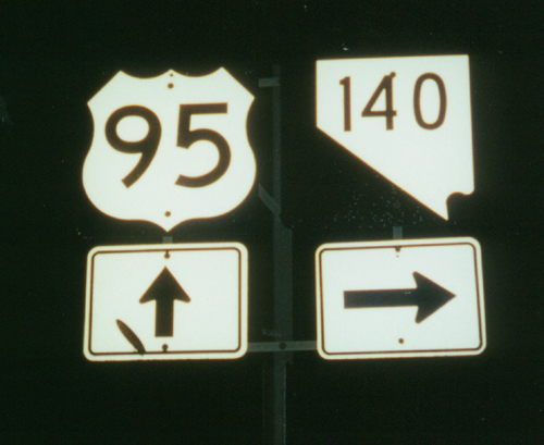 US-95 South at NV-140