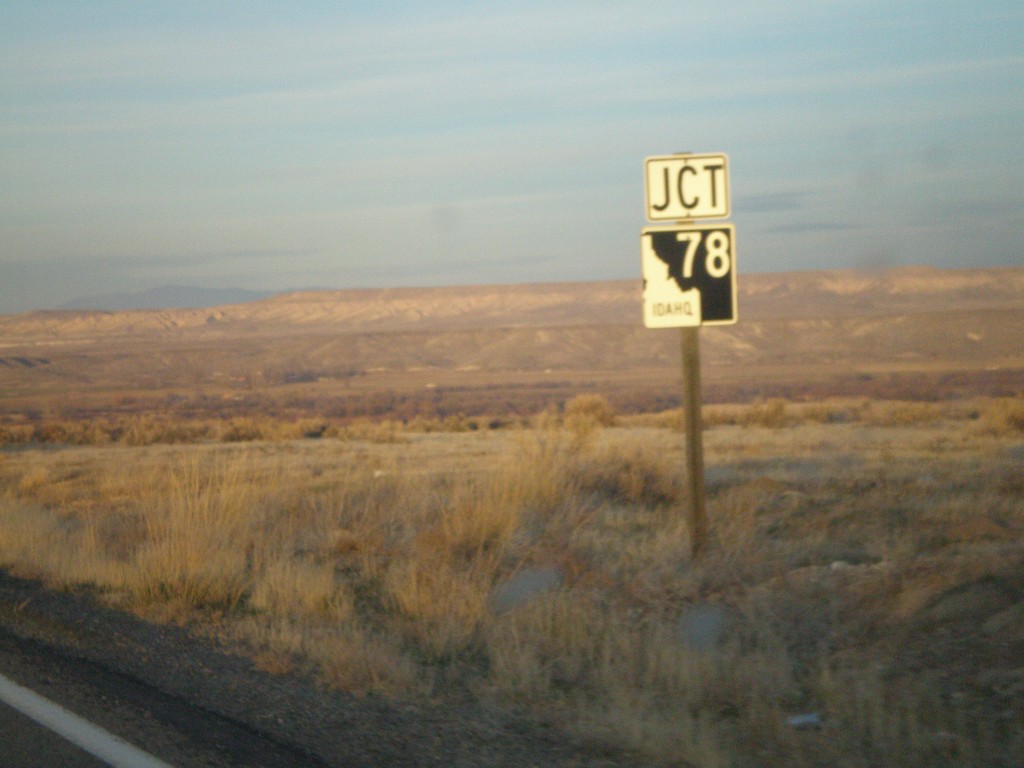 Jct. ID-78 on ID-51 North