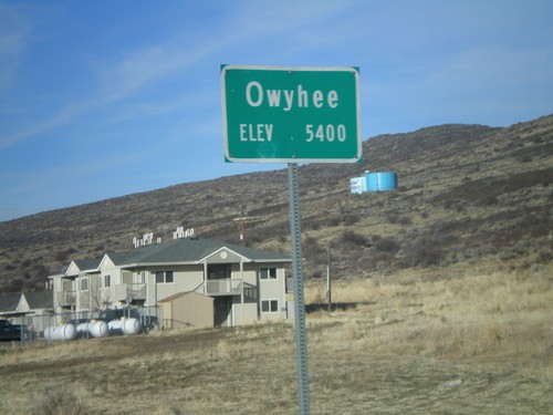 NV-225 North - Entering Owyhee