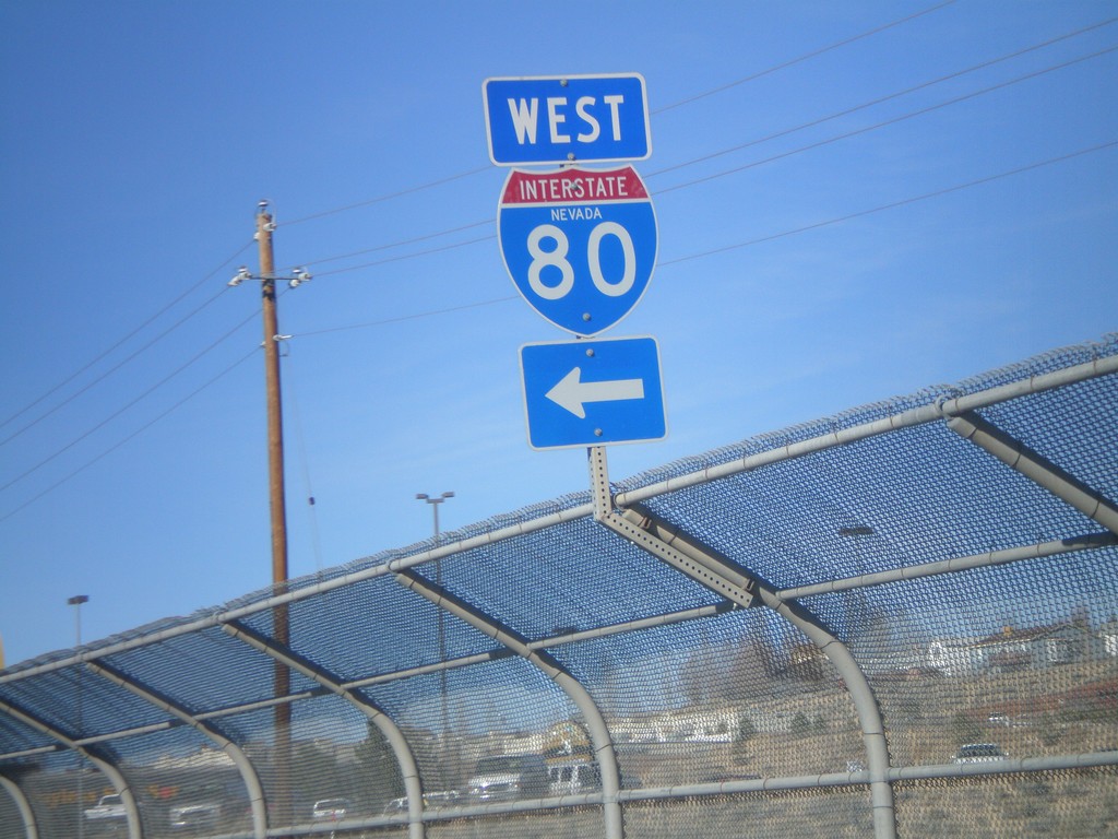 NV-225 North at I-80 West Exit 301