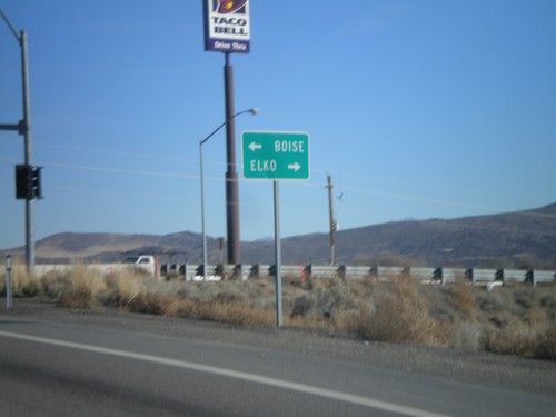 I-80 East Exit 301 Offramp at NV-225