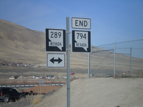 End NV-794 West at NV-289