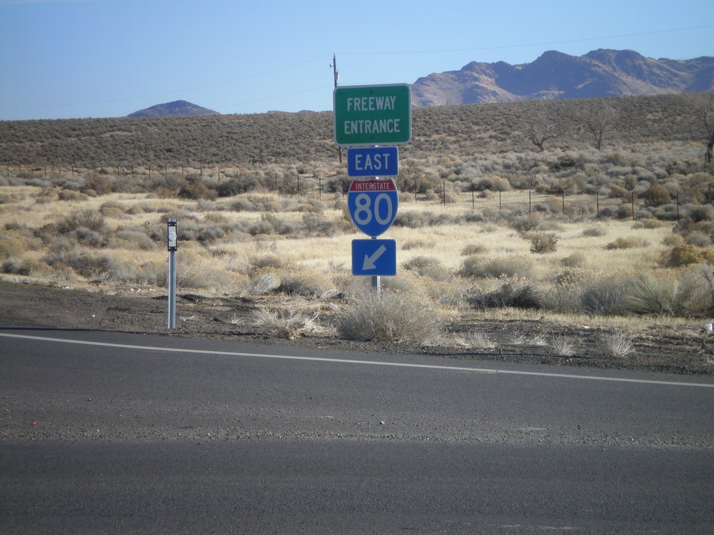 NV-794 West at I-80 East Exit 180 Onramp