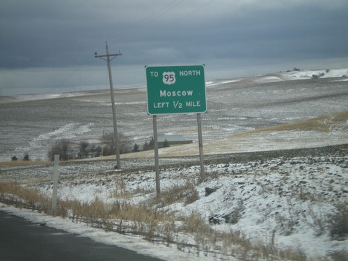 US-195 South Approaching US-95 Spur