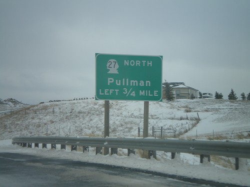 US-195 South Approaching WA-27 North