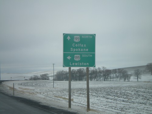 WA-270 West Approaching US-195