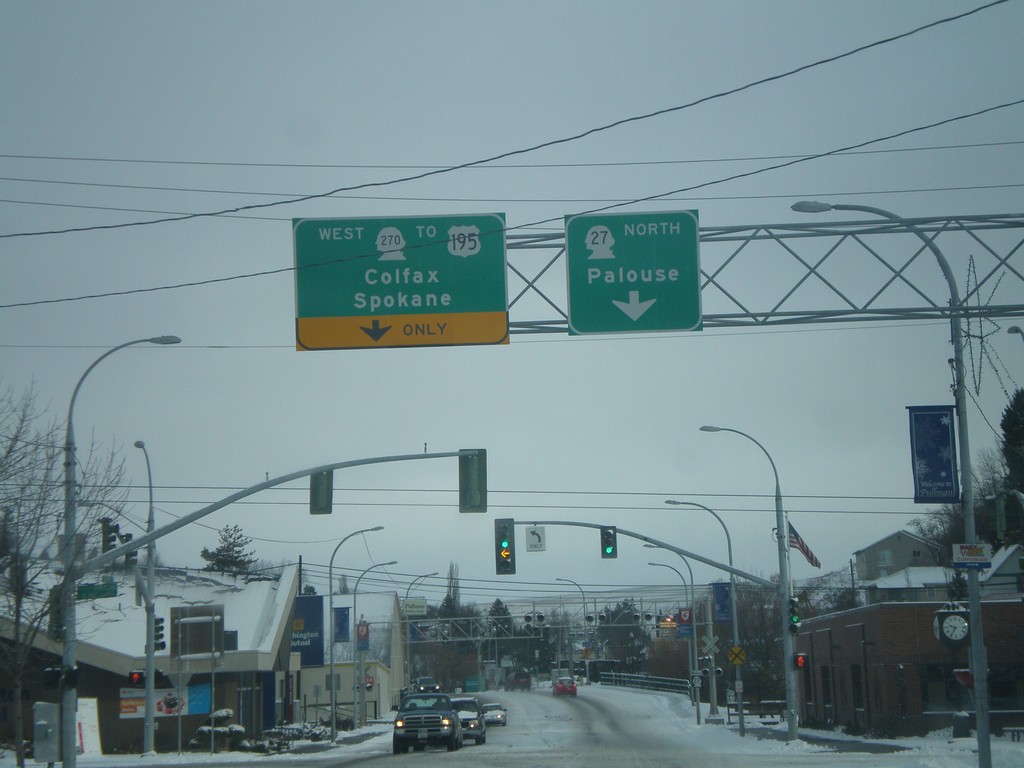 WA-27 North/WA-270 East at WA-270 East