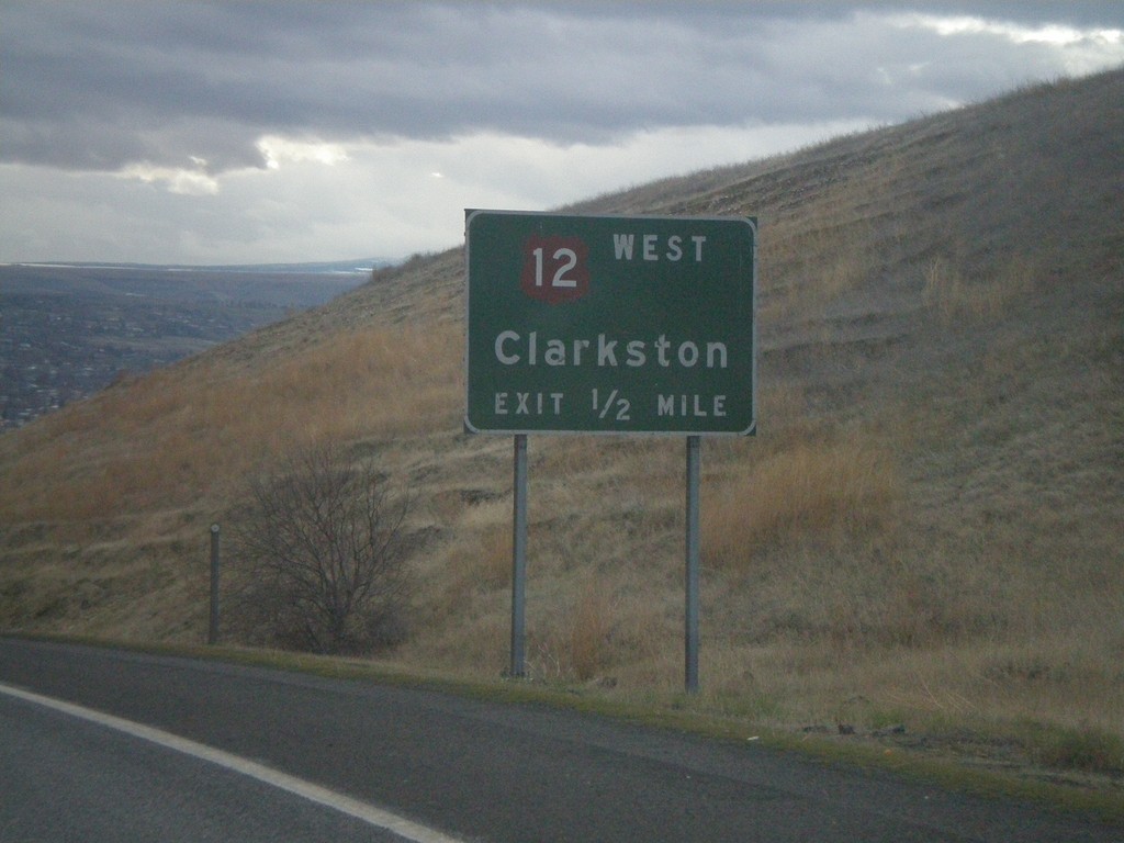 US-95 South Approaching US-12