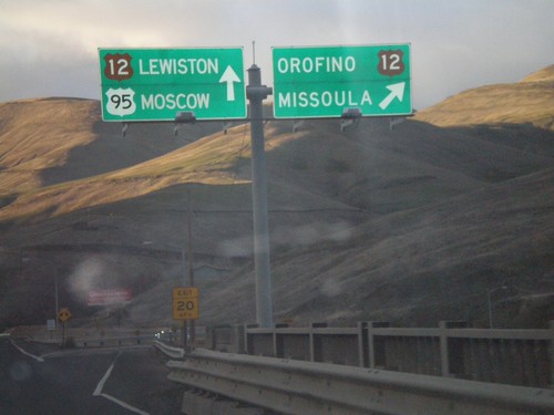 US-95 North at US-12 Junction