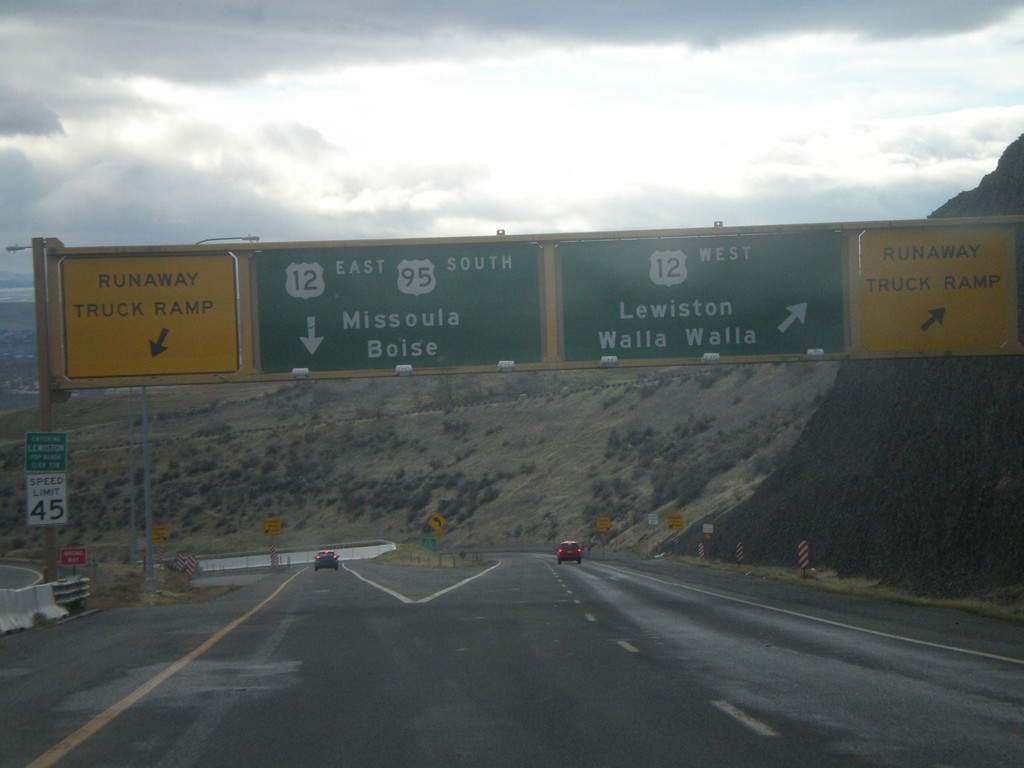 US-95 South at US-12