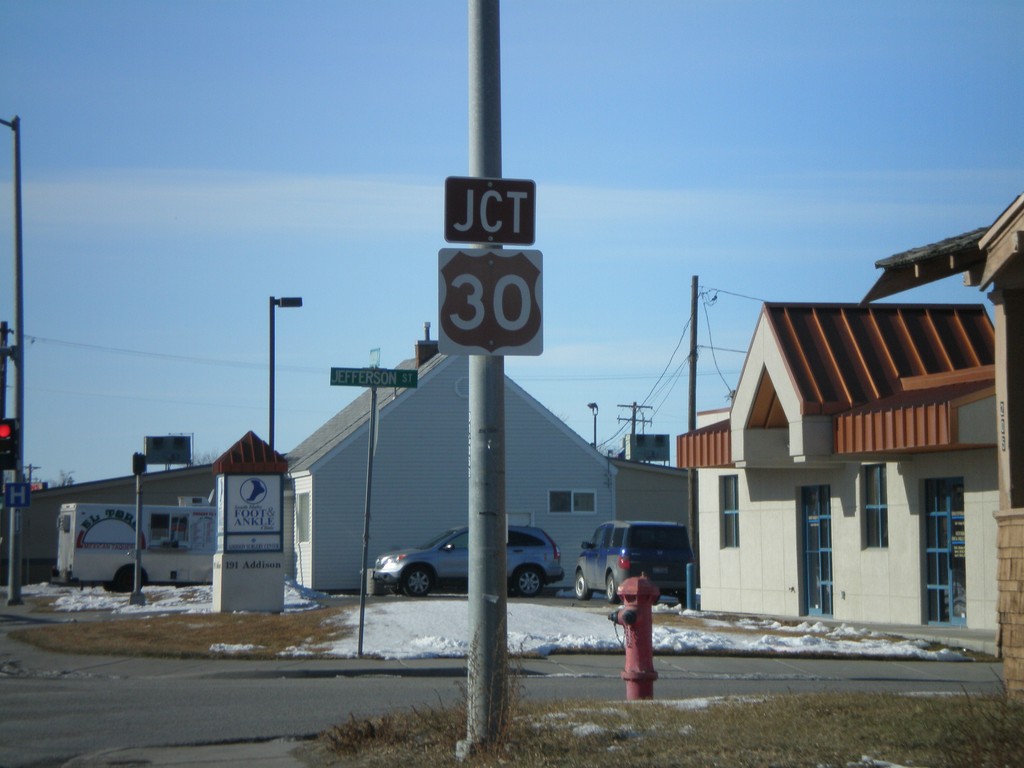 US-93 South Approaching US-30