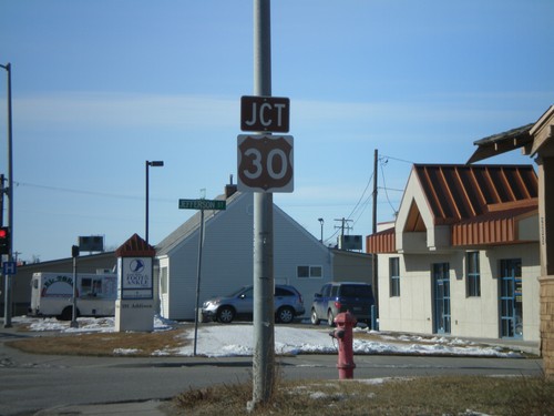 US-93 South Approaching US-30