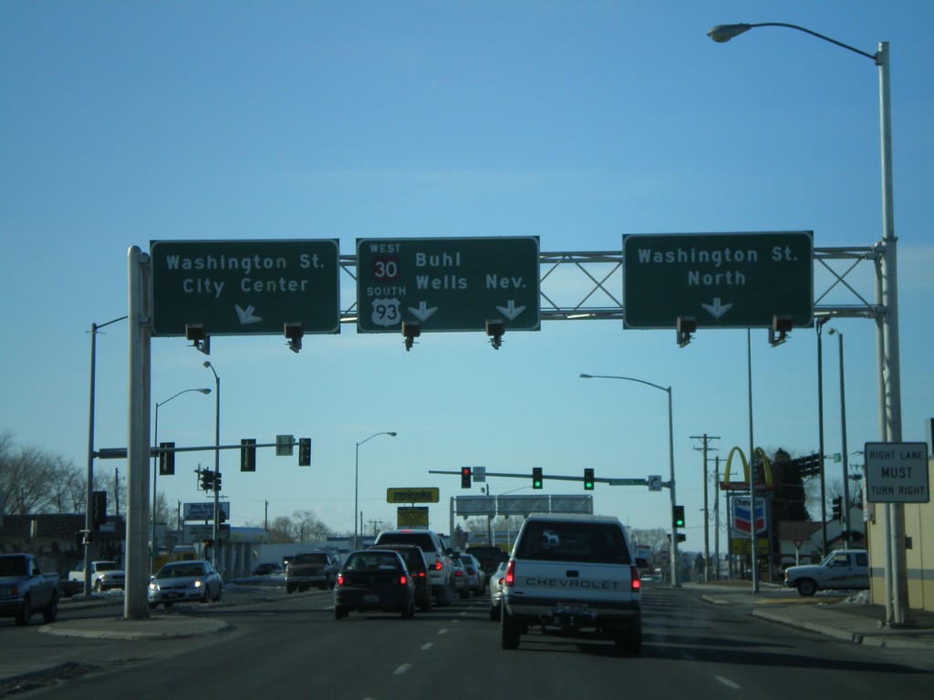 US-93 South At US-30