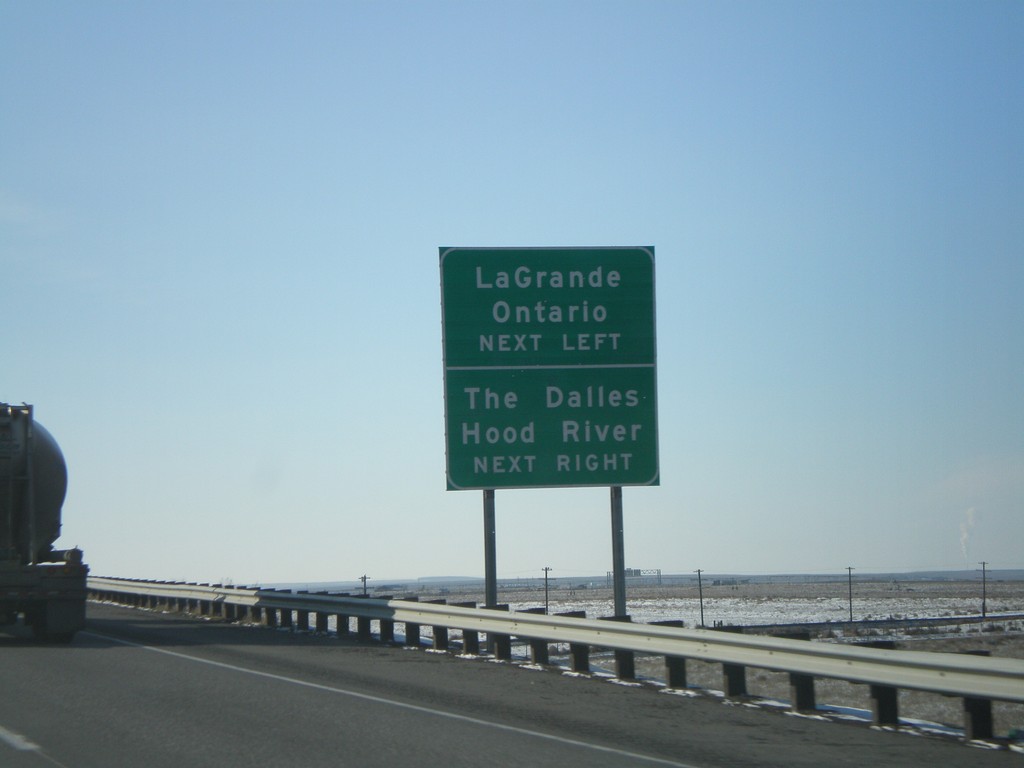 I-82 East Approaching I-84