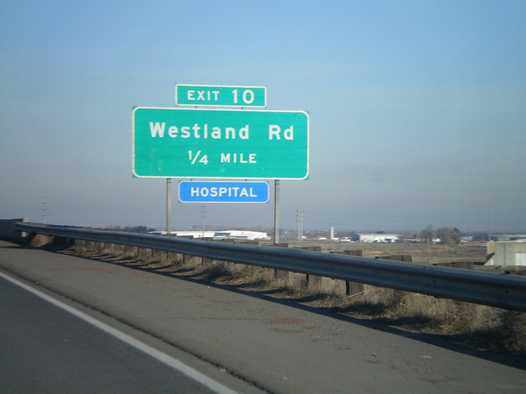 I-82 West - Exit 10