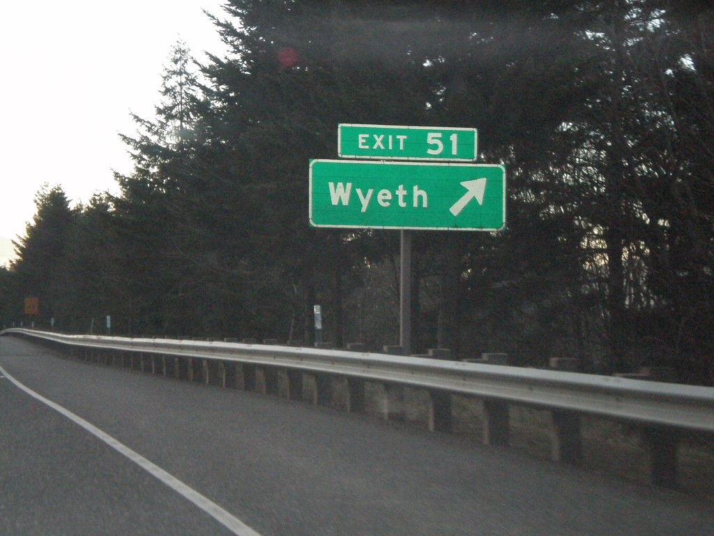 I-84 West - Exit 51