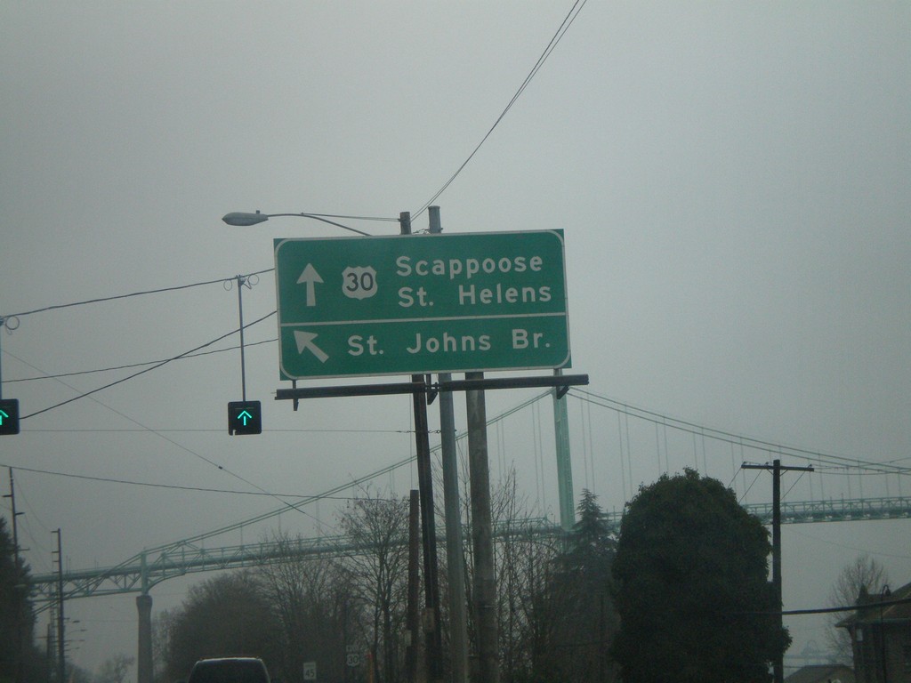 US-30 West - St. Johns Bridge