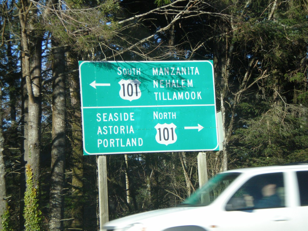 Sunset Blvd. at US-101 - Cannon Beach