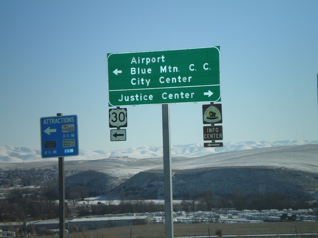 I-84 East - Exit 207 Offramp at US-30 Jct