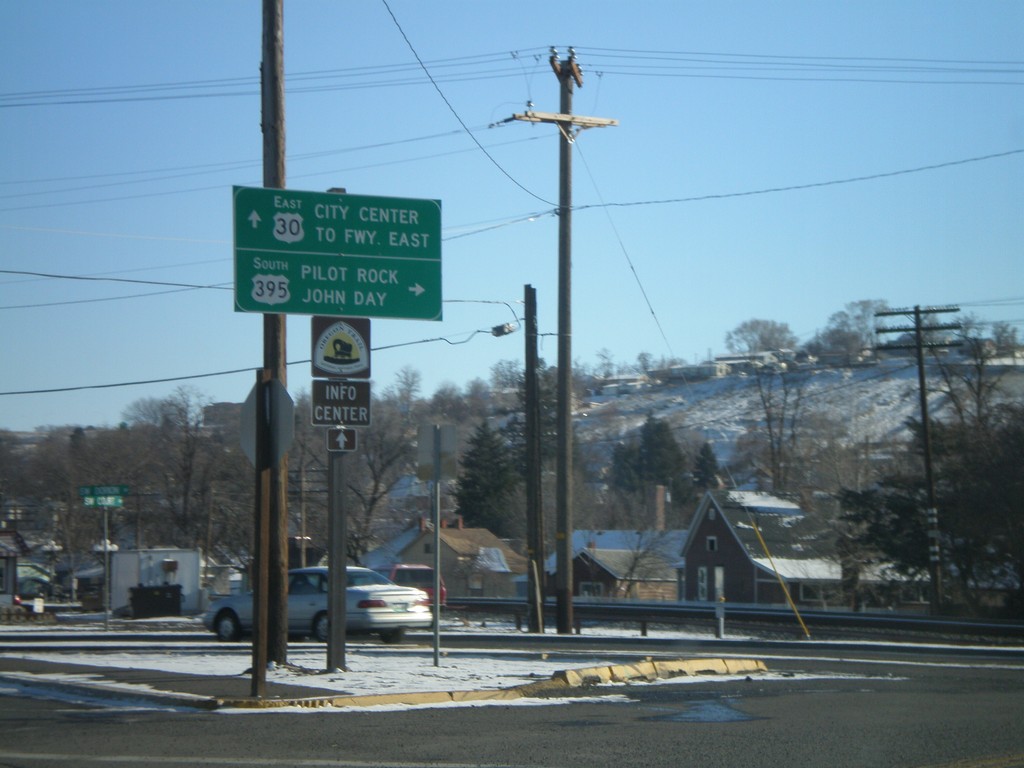 US-30 East to US-395 South - Pendleton