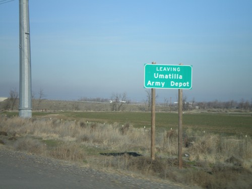 I-82 West - Leaving Umatilla Army Depot