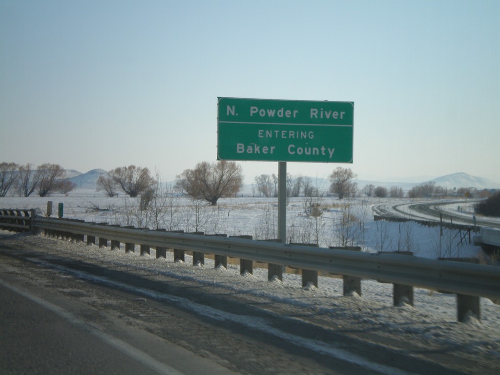 I-84 East - Entering Baker County