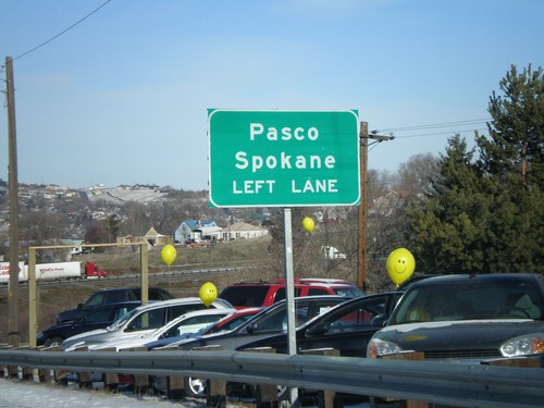 US-395 North Approaching I-84