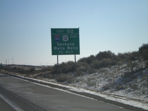 I-82 East - Exit 102