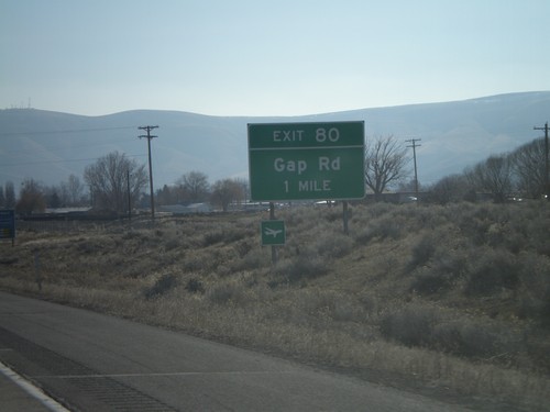 I-82 East - Exit 80