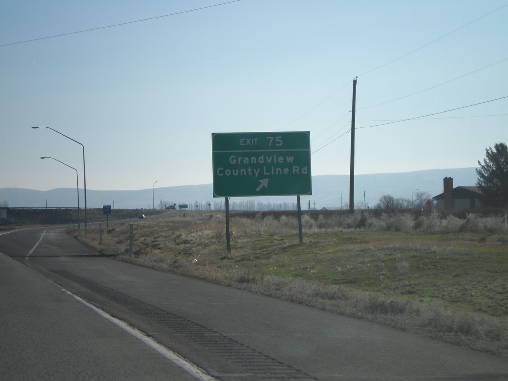 I-82 East - Exit 75