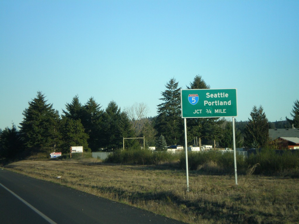 US-12 East Approaching I-5