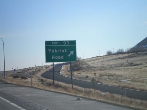 I-82 East - Exit 93