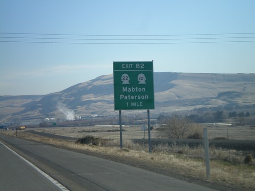 I-82 East - Exit 82