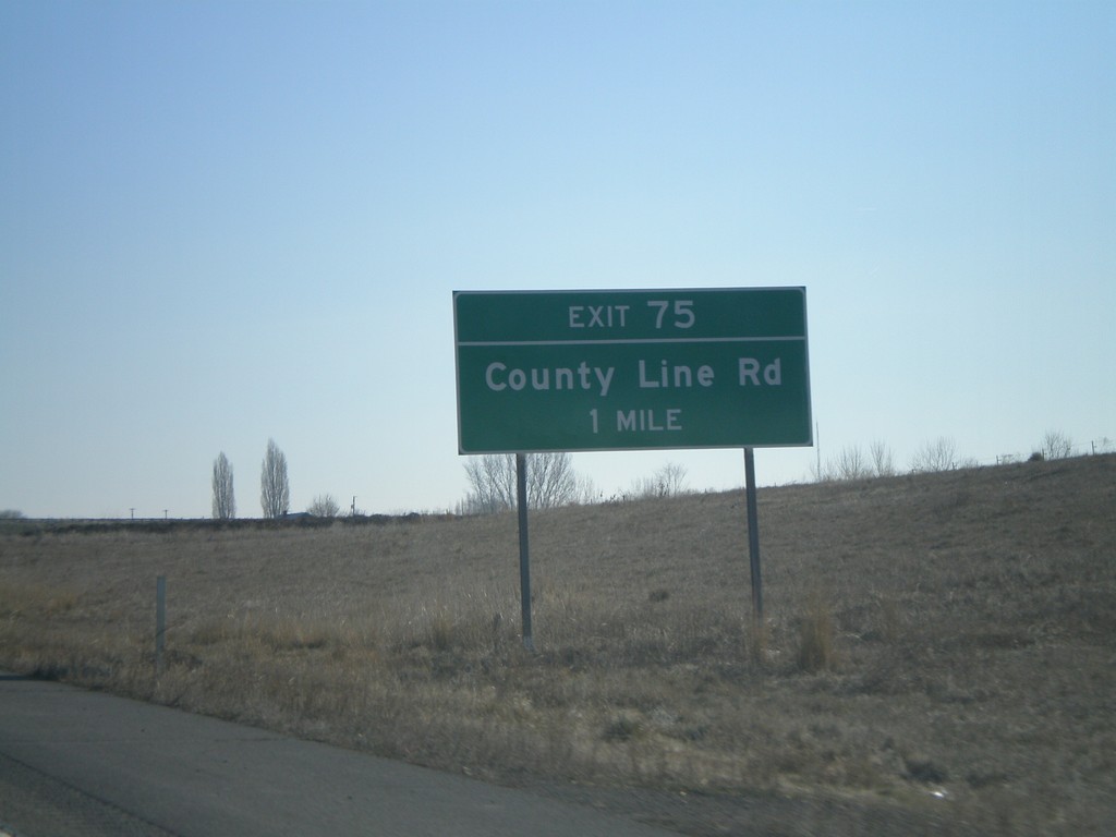 I-82 East - Exit 75