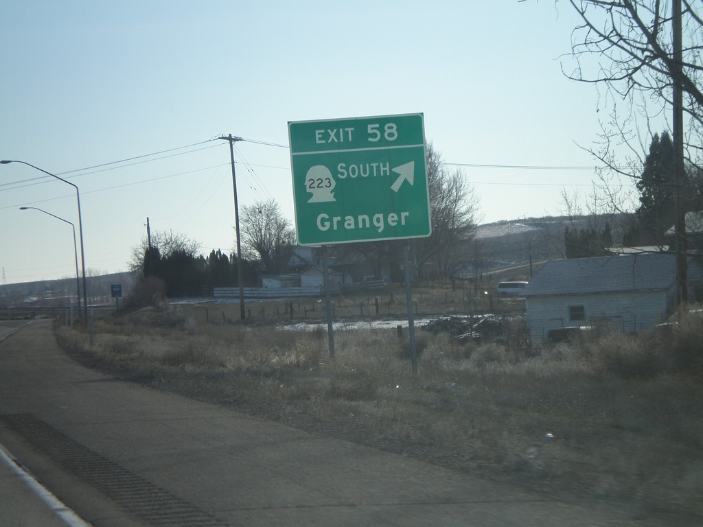 I-82 East - Exit 58