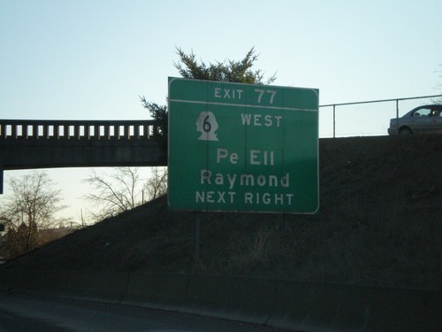 I-5 South - Exit 77