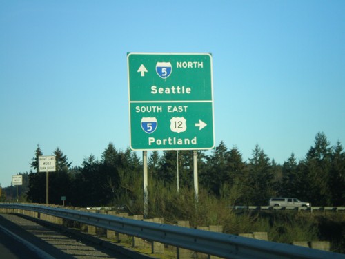 US-12 East at I-5