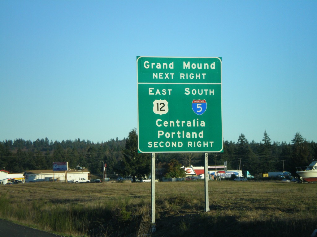 US-12 East Approaching I-5