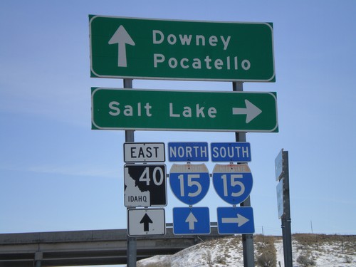 Begin ID-40 East at I-15