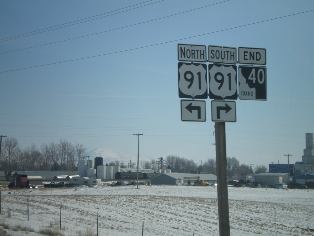 End ID-40 at US-91