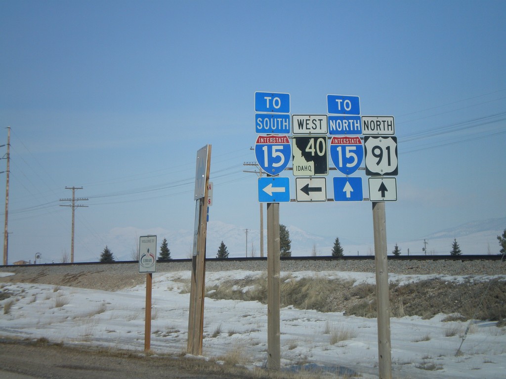 US-91 North at ID-40 West