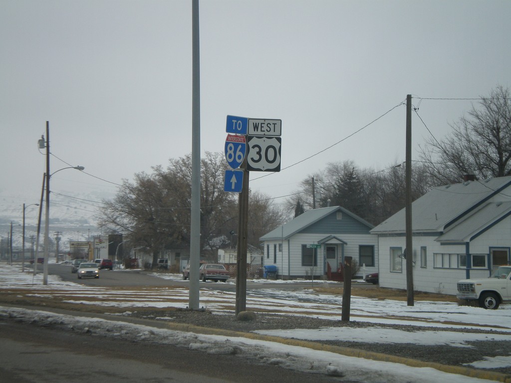 US-30 West To I-86 - Oak St.