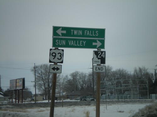 End ID-24 at US-93