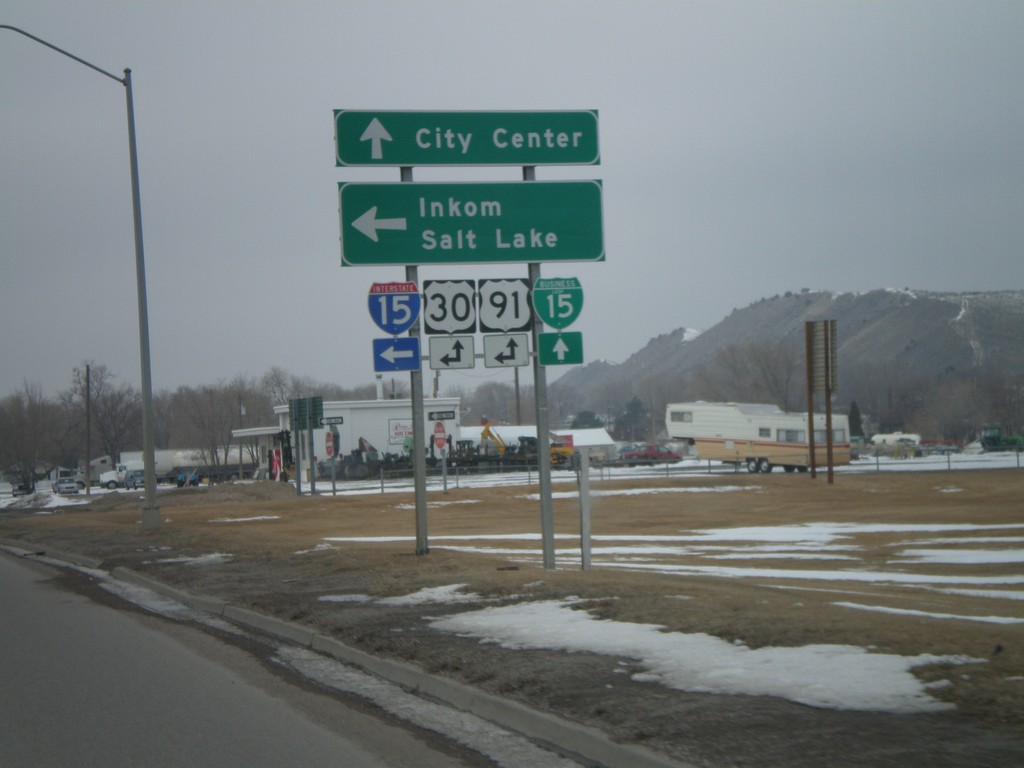 US-91/US-30/BL-15 North at I-15 South