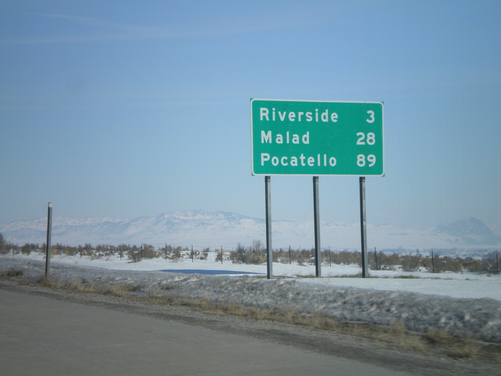 I-15 North - Distance Marker