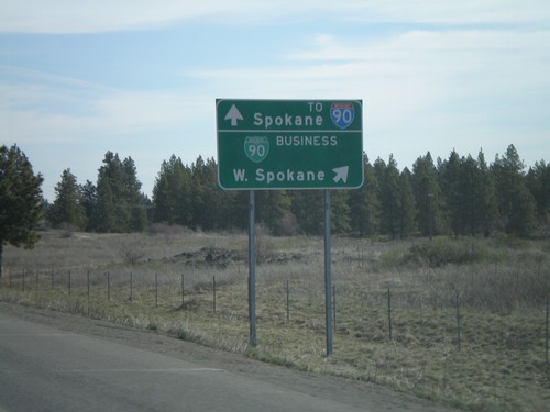 Spokane Airport Road at US-2/BL-90