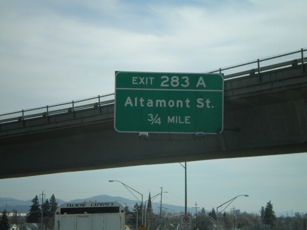 I-90 East - Exit 283A